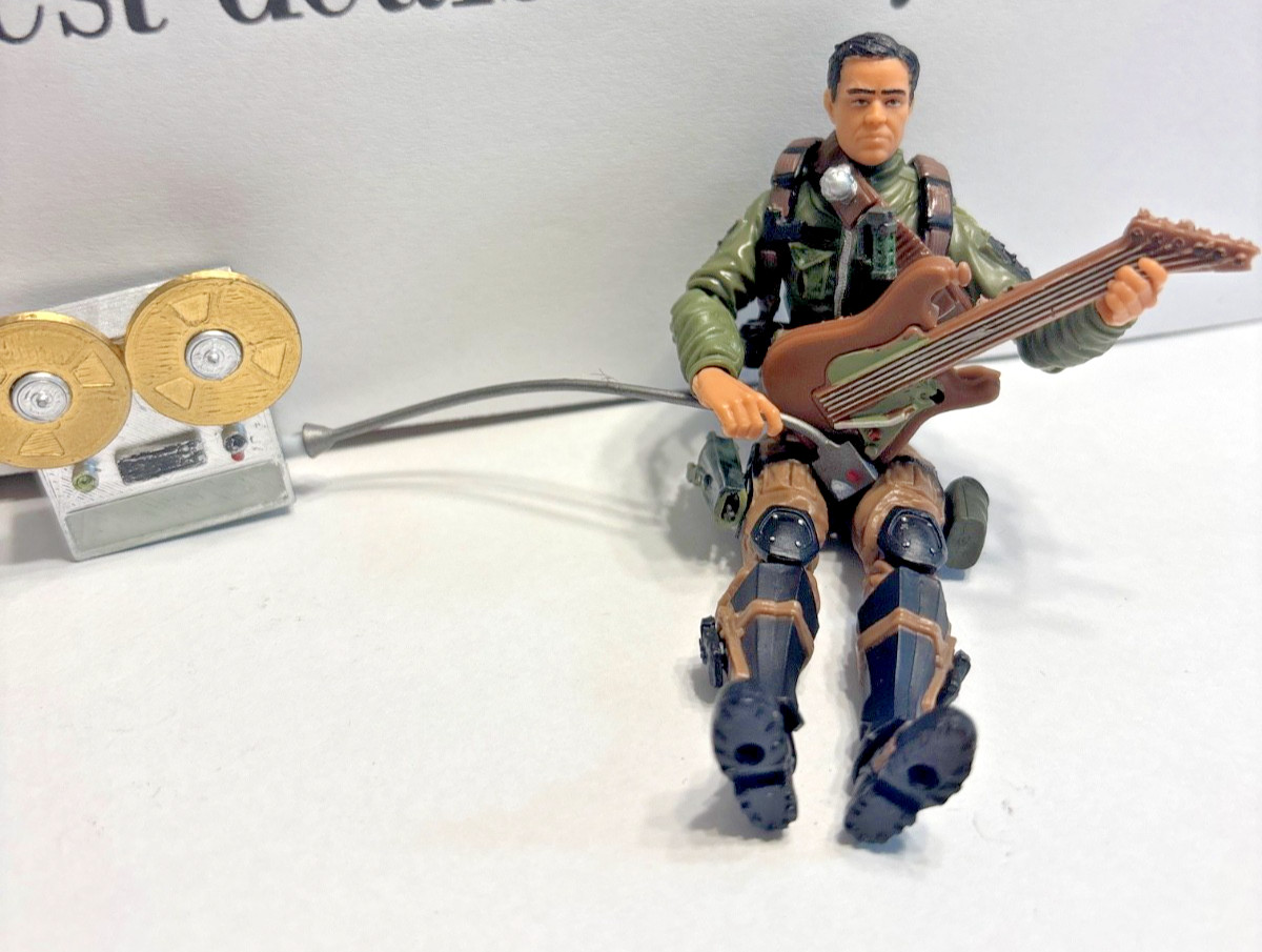 GI Joe custom MTF action figure « AMPED!” Marauder Task Force. Heavy weapon&rsquo;s spc