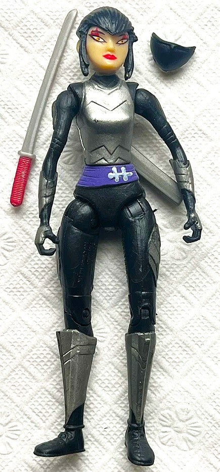 NINJA TURTLES action figure KARAI shredder daughter TMNT toy PLAYMATES girl kari
