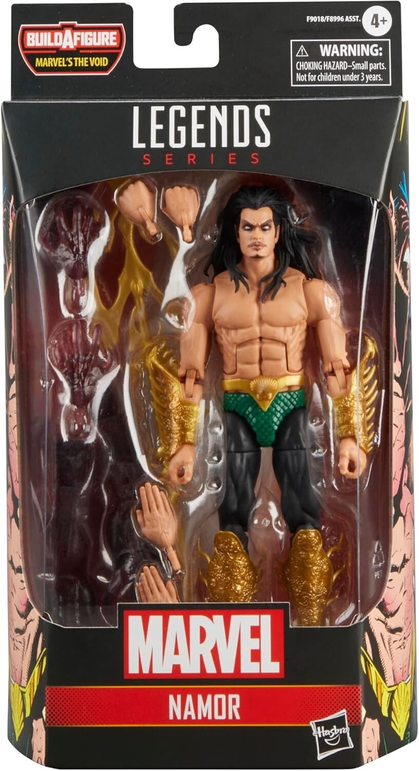 Marvel Legends Series Namor Buils A Figure Comics Collectible 6&Prime; Action Figure