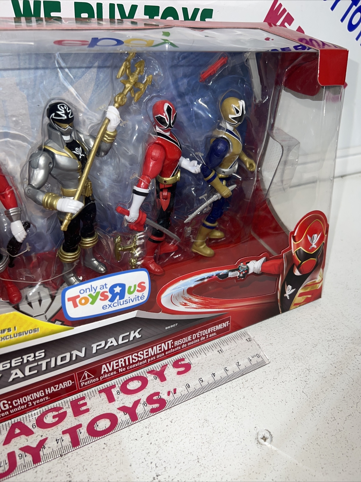Power Rangers Super Megaforce Action Pack Robo Knight Silver Gold Red Cannon New