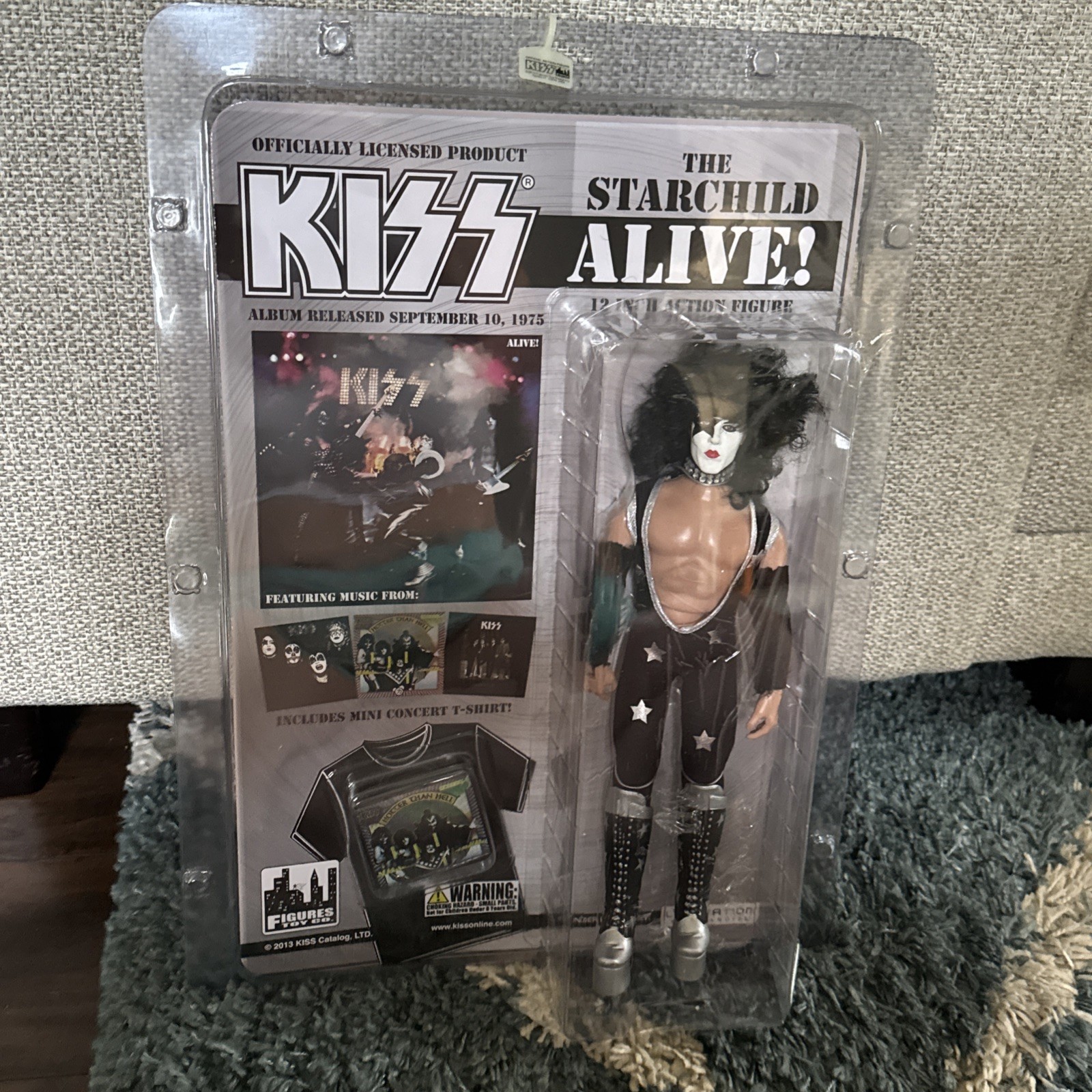 NEW* 2013 Figures KISS Alive 12&Prime; Action Figure STAR CHILD Paul Stanley HUGE !!!
