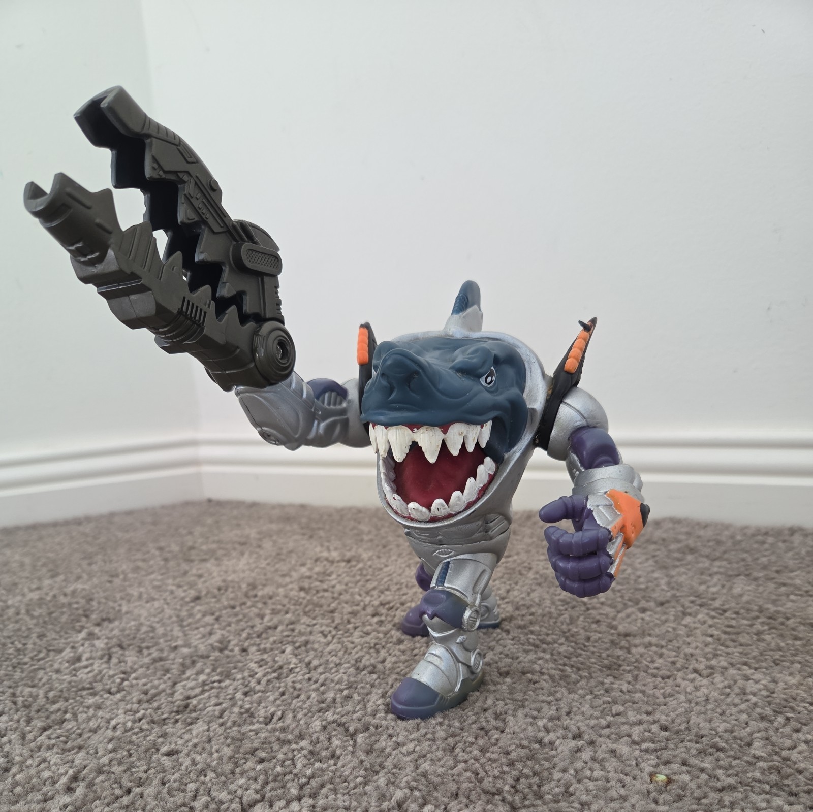Street Sharks Power Arm Ripster 1996 Action Figure Aus Exclusive Space Force