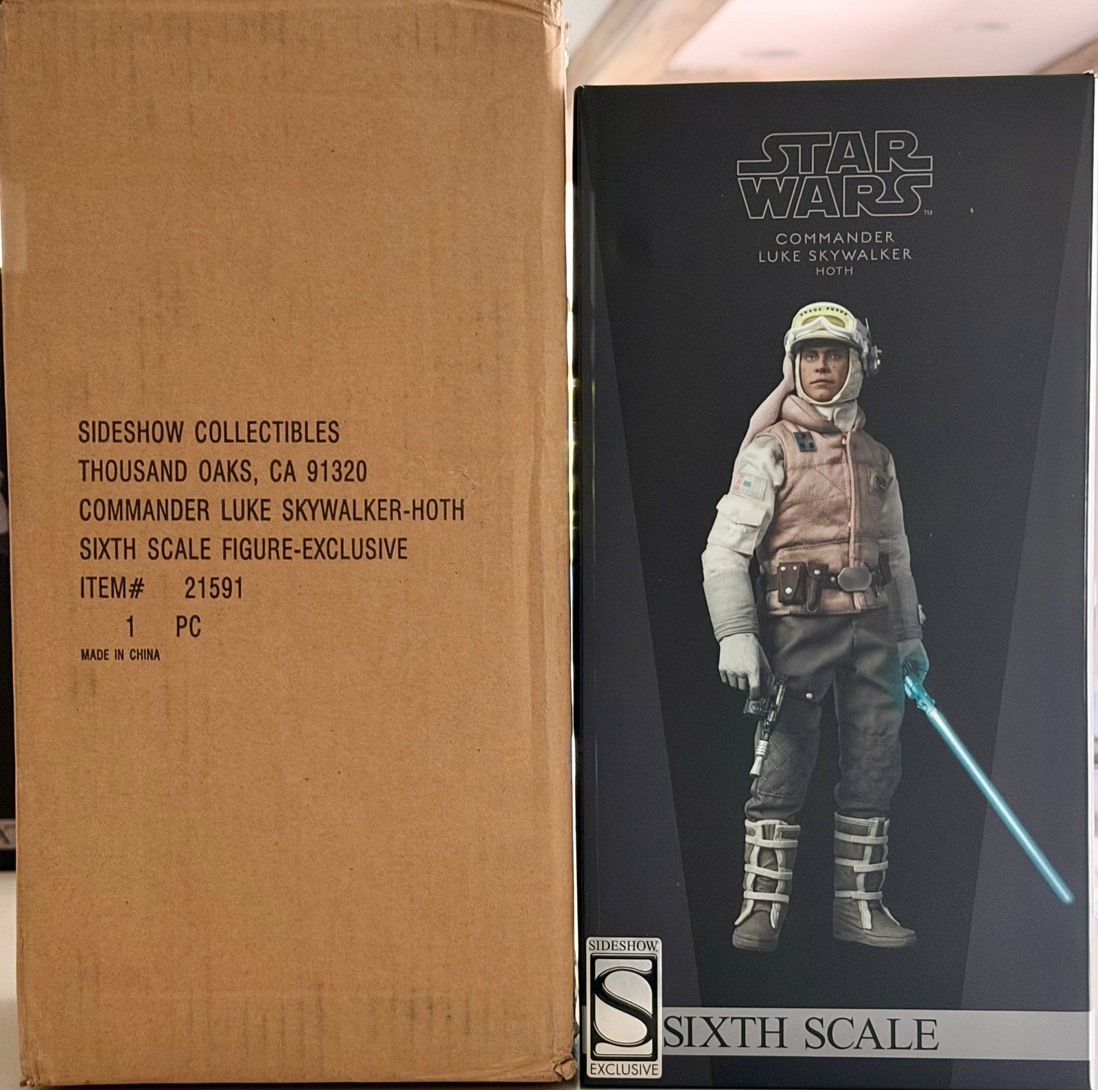 1/6 Scale STAR WARS – Commander Luke Skywalker Hoth – Exclusive – MINT IN BOX