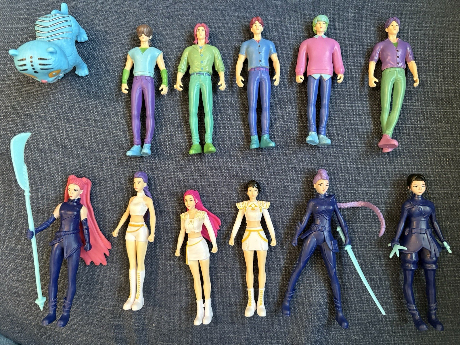 K-pop Demon Hunters Action Figures Toy Derpys Tiger Rumi Mira Zoey Figurines