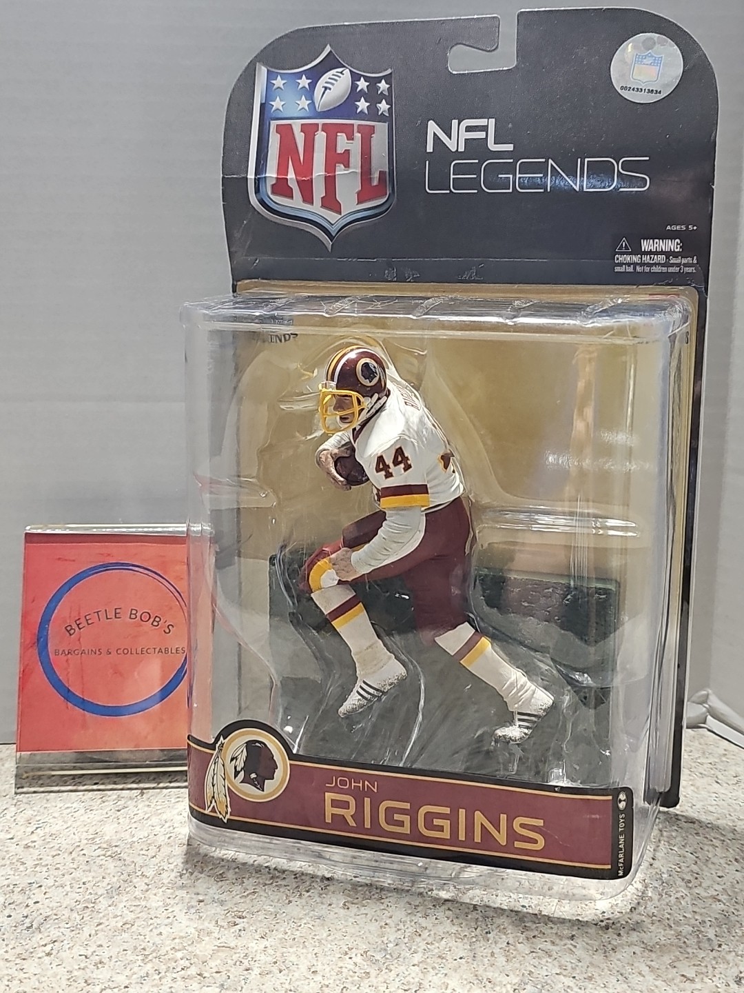 McFarlane &rsquo;08 NFL Washington Redskins John Riggins #44 White Jersey Dirty Legend