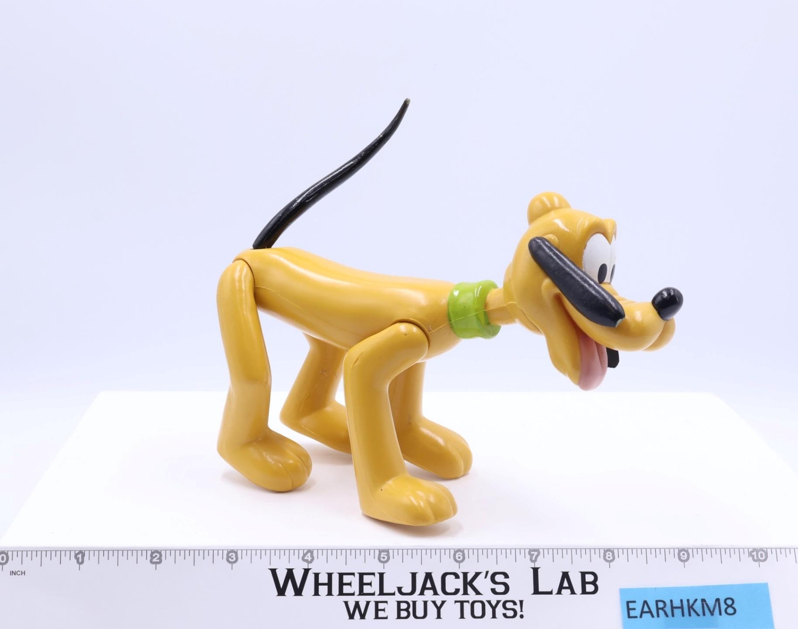 Pluto Walt Disney Store Jointed Hard Plastic 7&Prime;