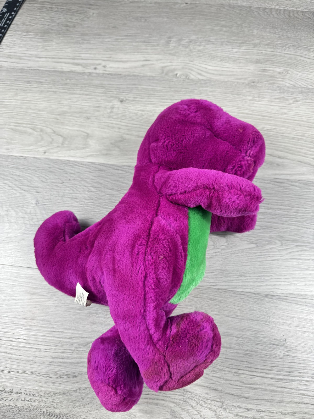 Barney Plush Vintage The Lyons Group 1992 Stuffed Purple Dinosaur Toy Doll 11”