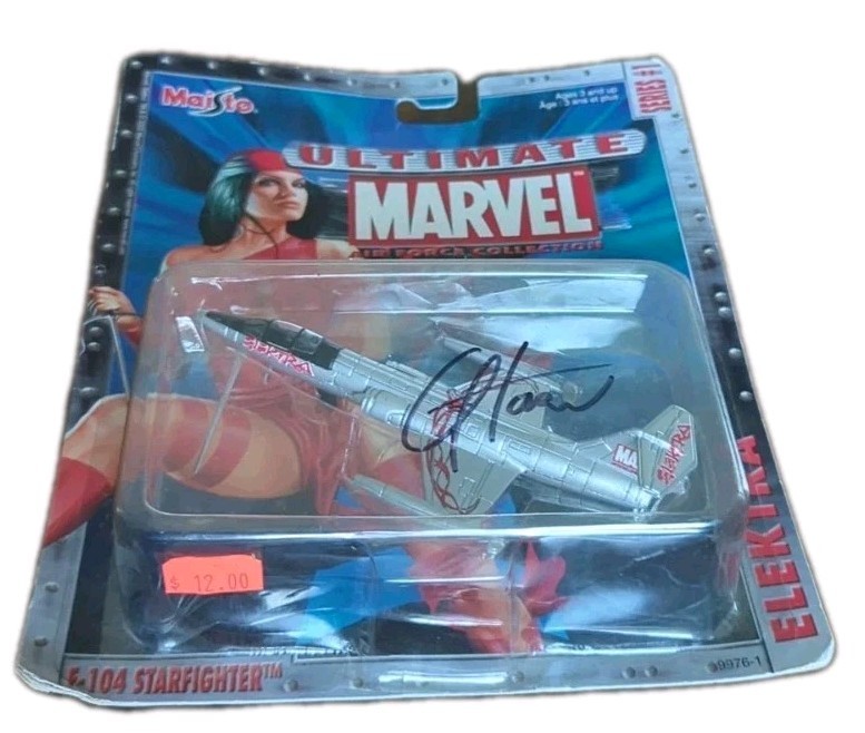 ULTIMATE MARVEL AIR FORCE COLLECTION ELEKTRA F-104 STARFIGHTER Signed Greg Horne
