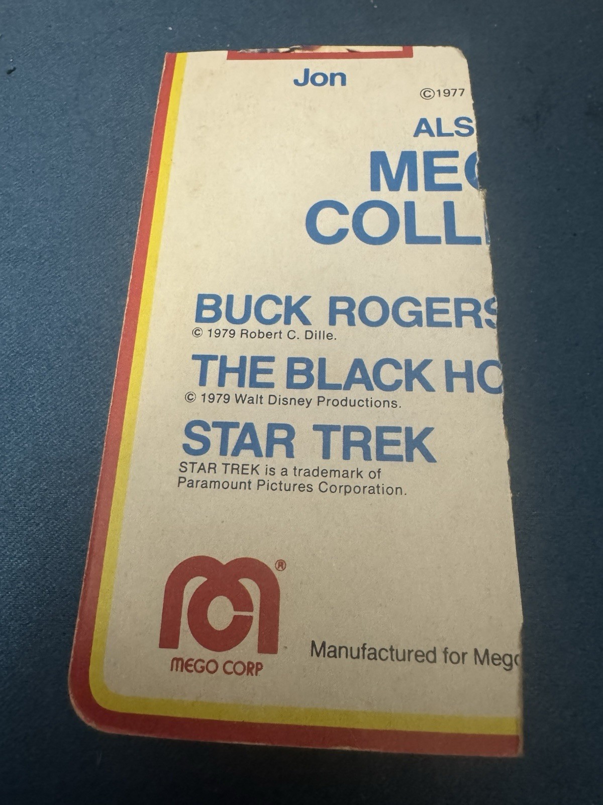 RARE! Vintage 1980 CHIPS MEGO JON BAKER with HELMET 3.75” Mint On Card