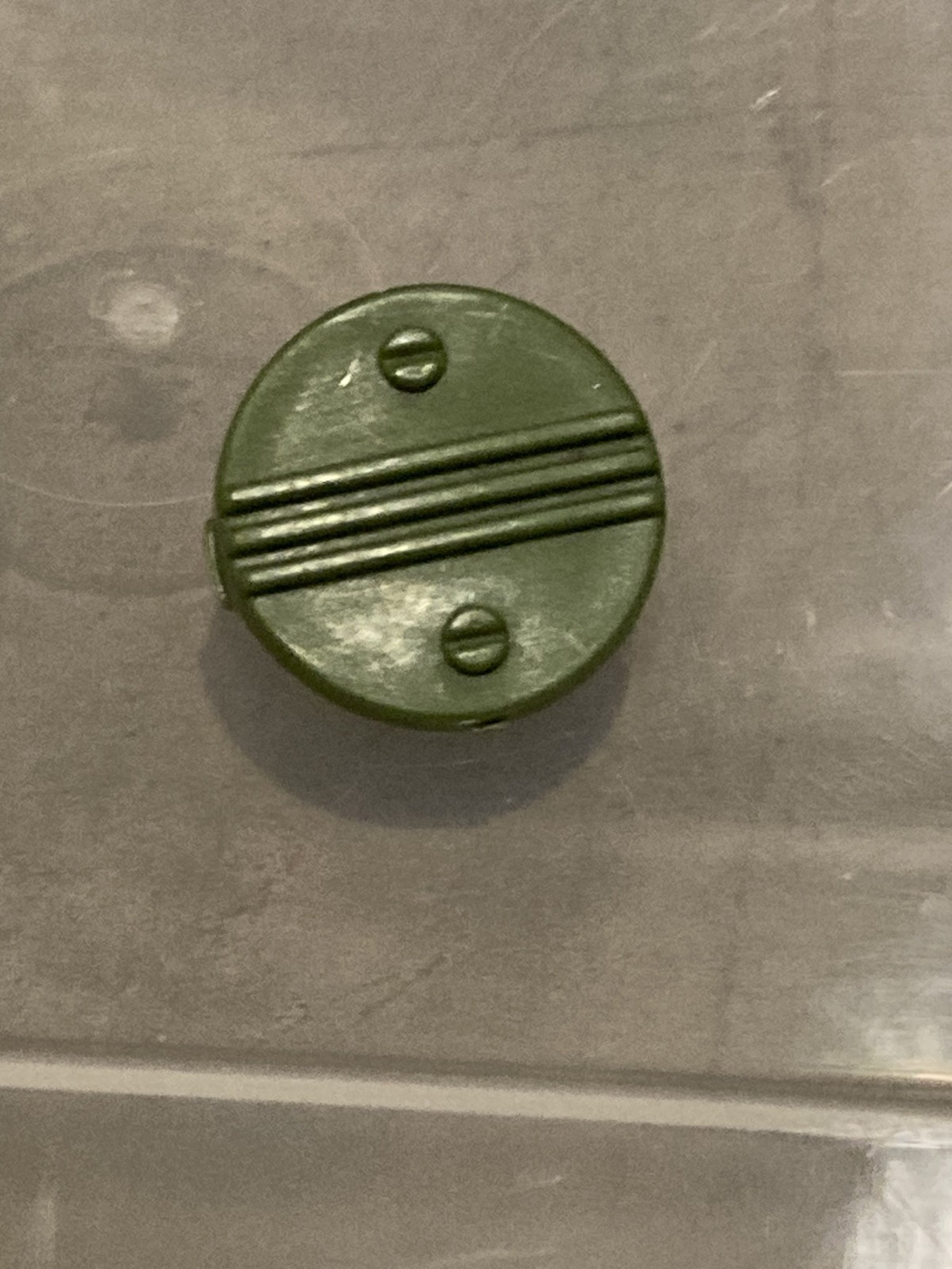 Vintage Hasbro 1987 GI JOE DOMINATOR hubcap original part Battle Force 2000