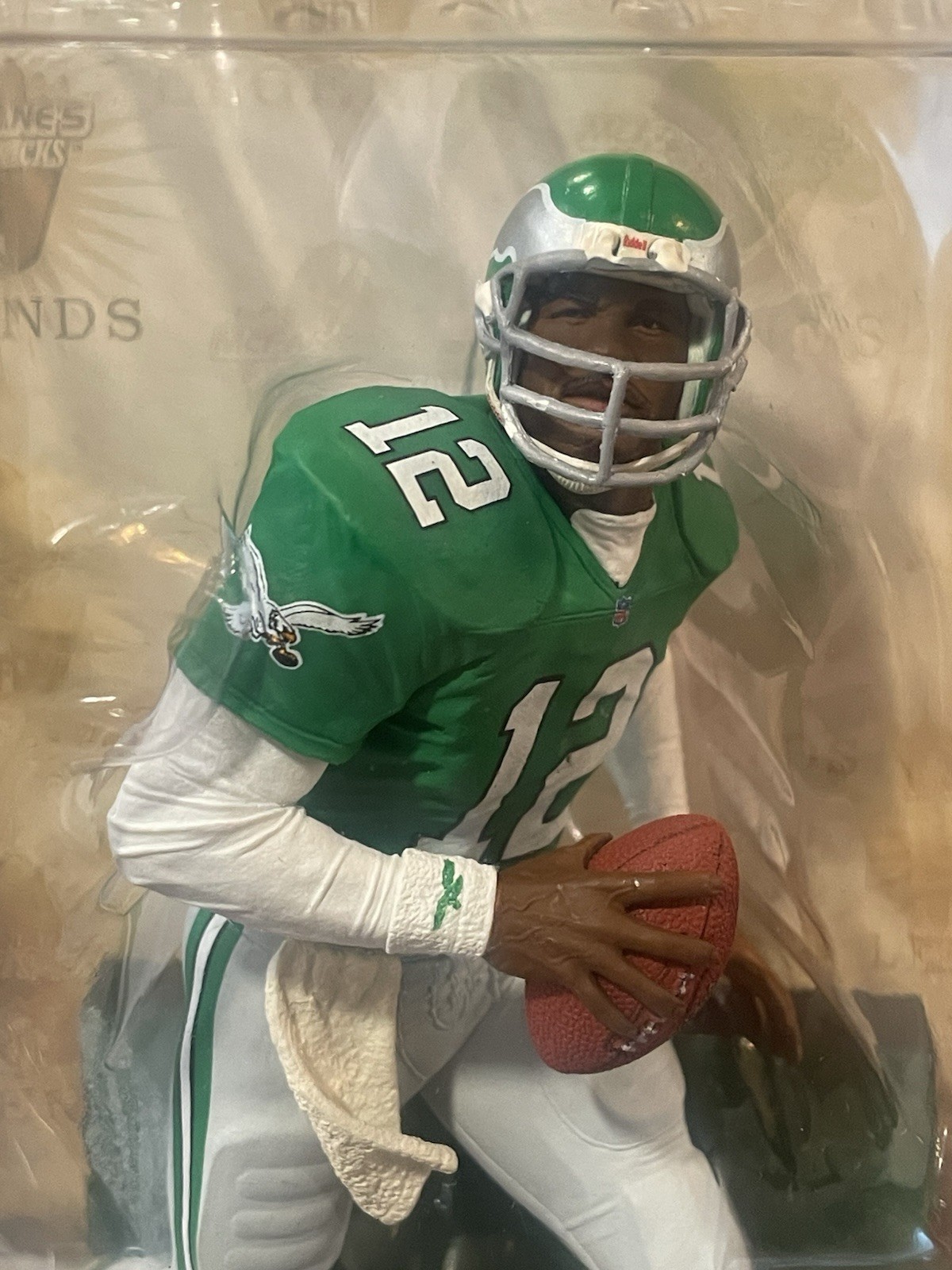 McFARLANE NFL LEGENDS PHILADELPHIA EAGLES RANDALL CUNNINGHAM FIGURE SERIES 5