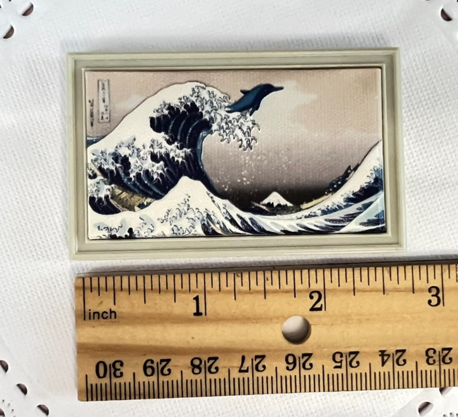 ZURU Mini Brands MASTERPIECES ~ The GREAT WAVE Variant w/ Dolphin ~ Assembled
