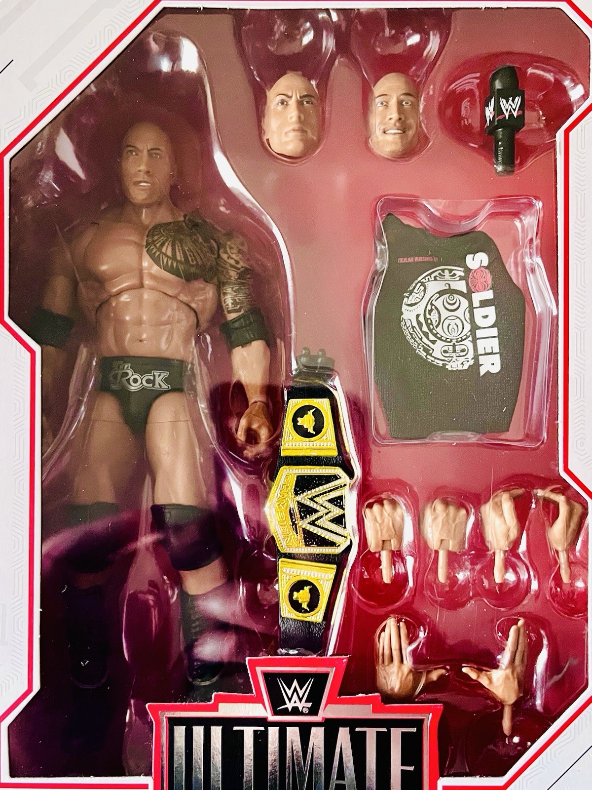 WWE Ultimate Edition The Rock Action Figure Mattel