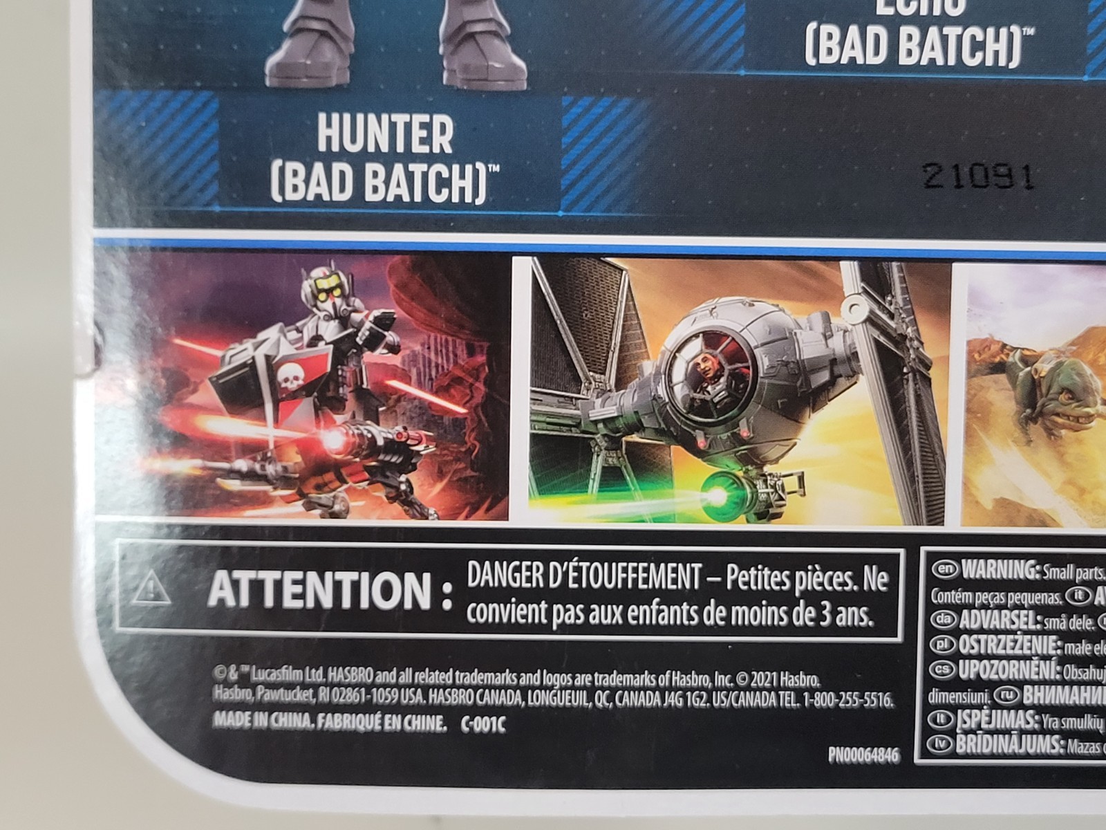 Star Wars Mission Fleet Bad Batch Clone Commando Clash 2.5&Prime; Figures New in Box