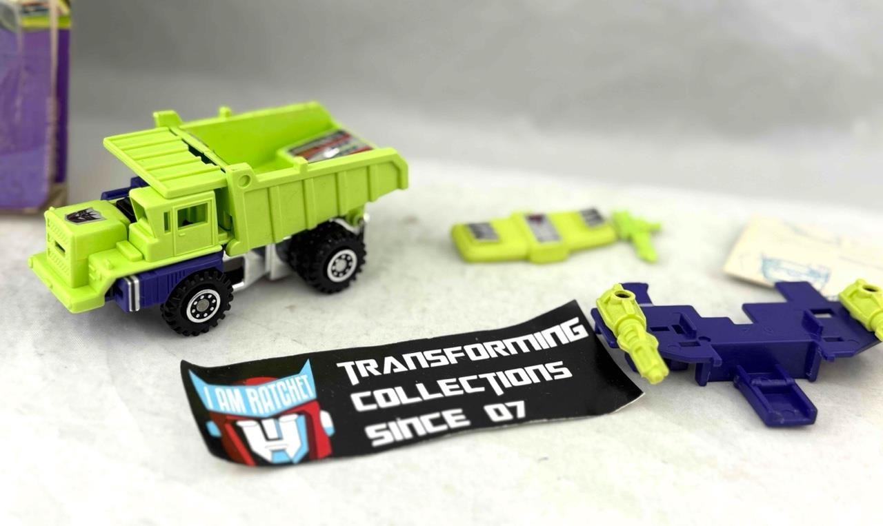 Transformers Original G1 1985 Constructicon Long Haul Complete w/ Card