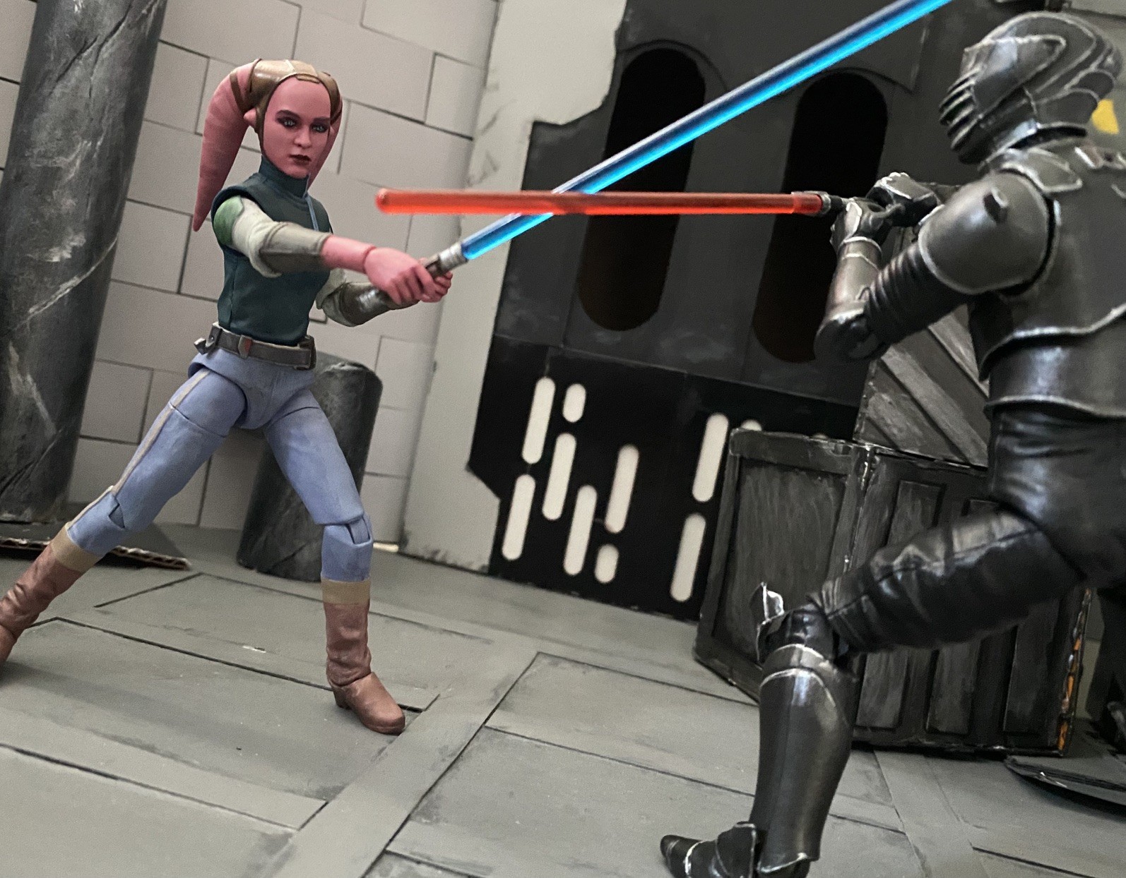 Custom Painted Star Wars: Maul – Shadow Lord – Black Series – Devon Izara