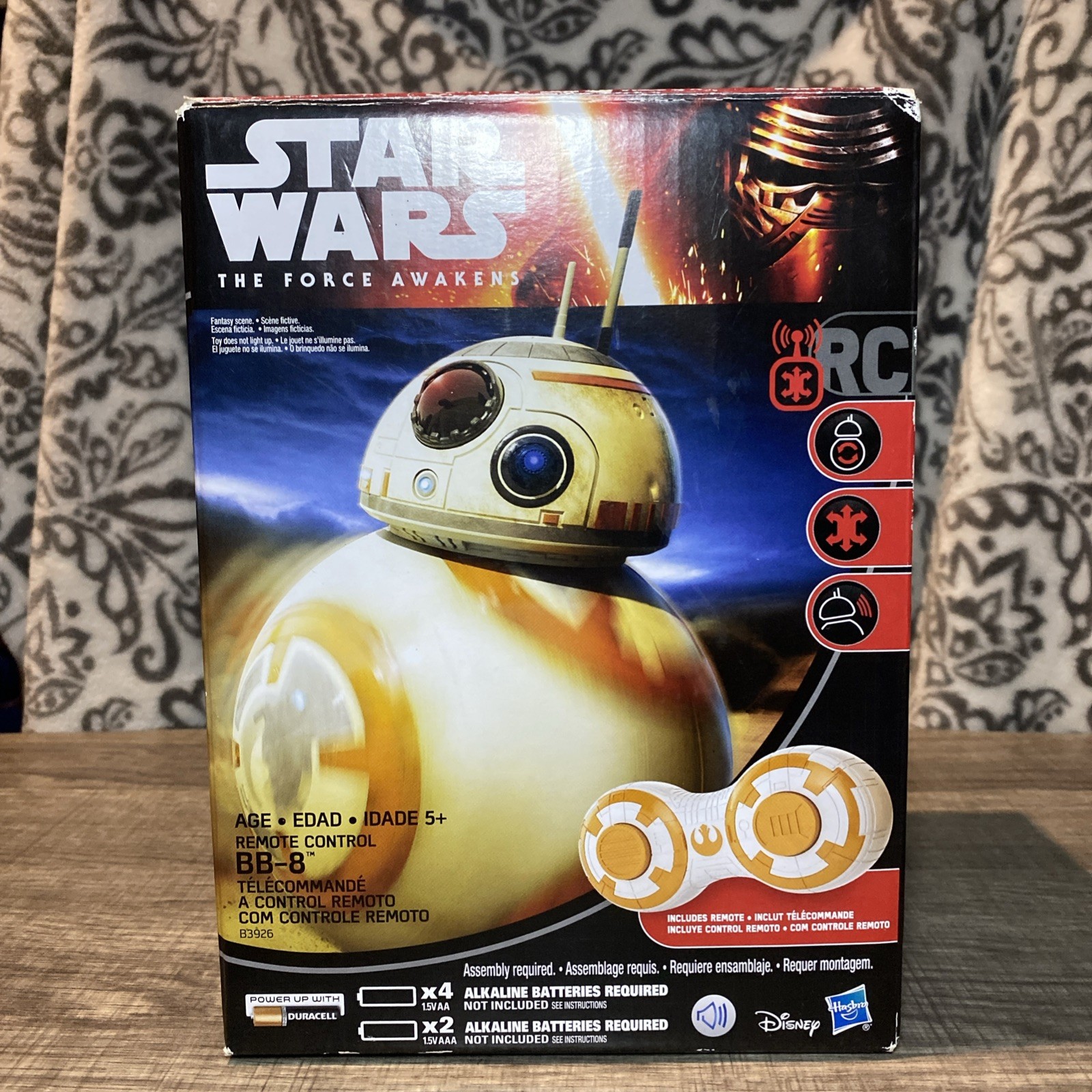 BB-8 Star Wars Remote Control The Force Awakens RC Droid pre-owned, works great