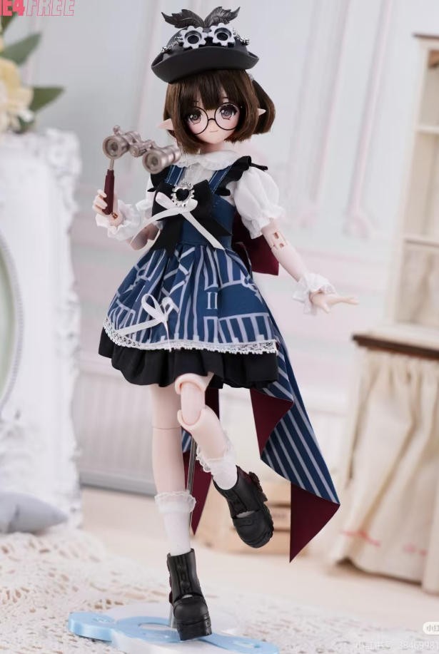 Come4Free Minty Feather Fog Poem 22cm/8.6In Bjd Dressable Action Figure Gift