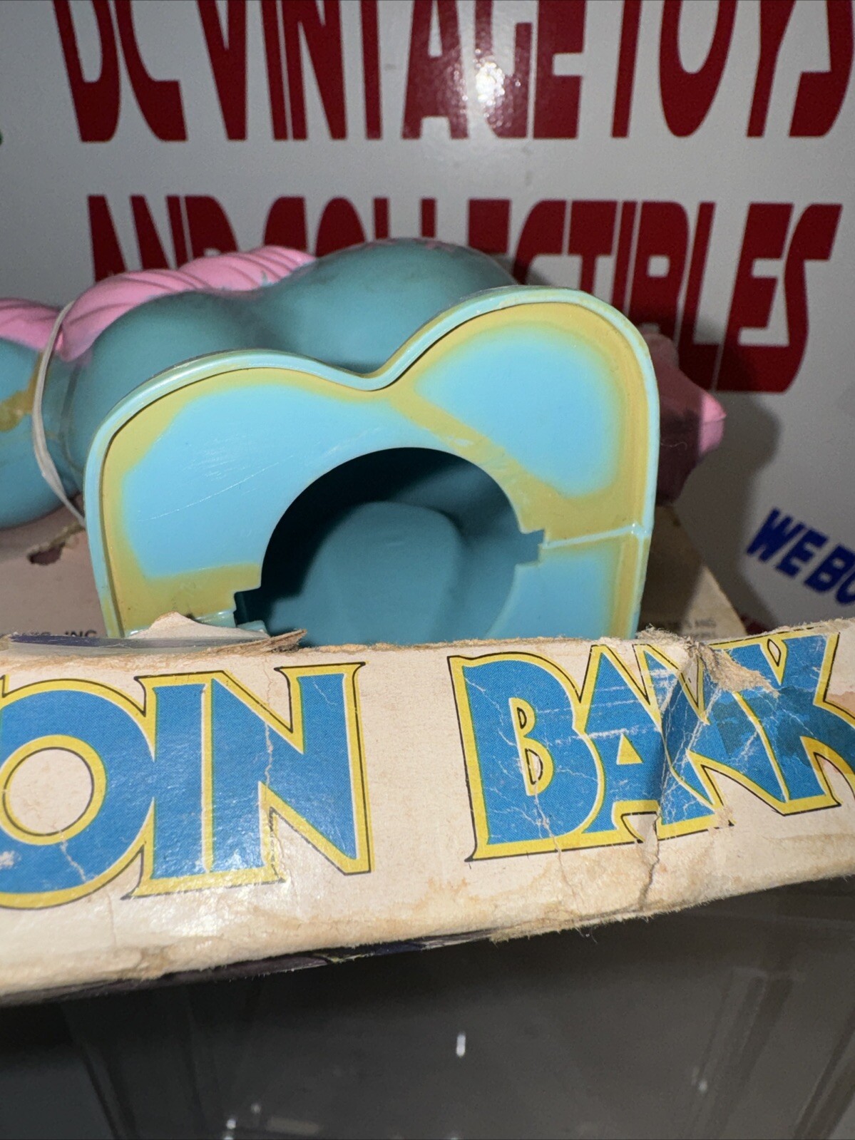 Vintage G1 My Little Pony – Coin Bank – HG Toys In Box Rough Shape But Rare &rsquo;84