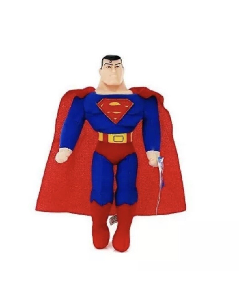 12&Prime; DC Batman and Superman 2pcs Set Plush Doll Kids Toy Original Licensed Gift