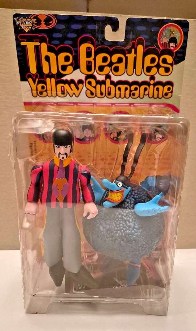 MCFARLANE TOYS THE BEATLES YELLOW SUBMARINE ringo and blue meanie figures nib