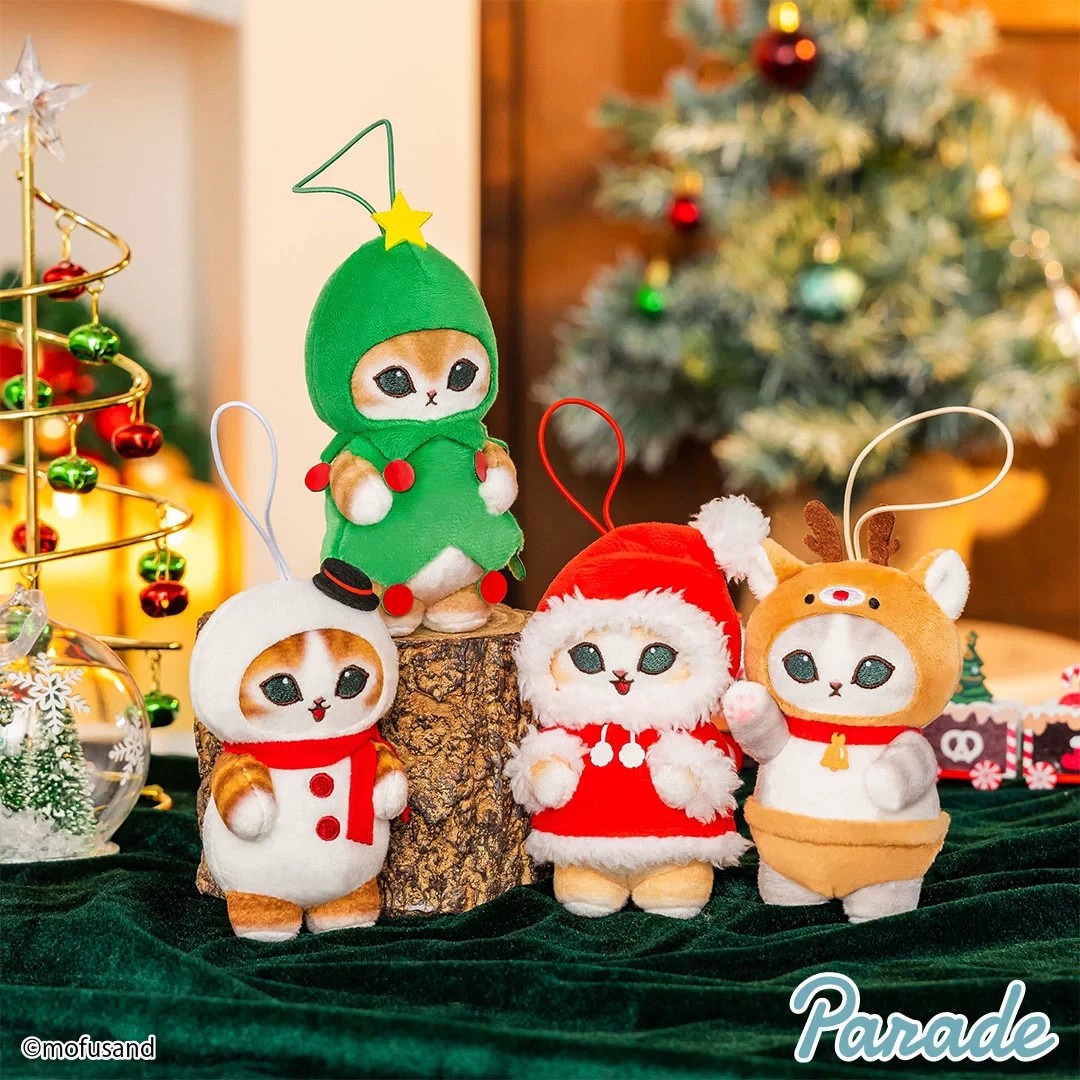 Parade Mofusand Christmas Series Plush Keychains Art Toy Gift Birthday Gift Art