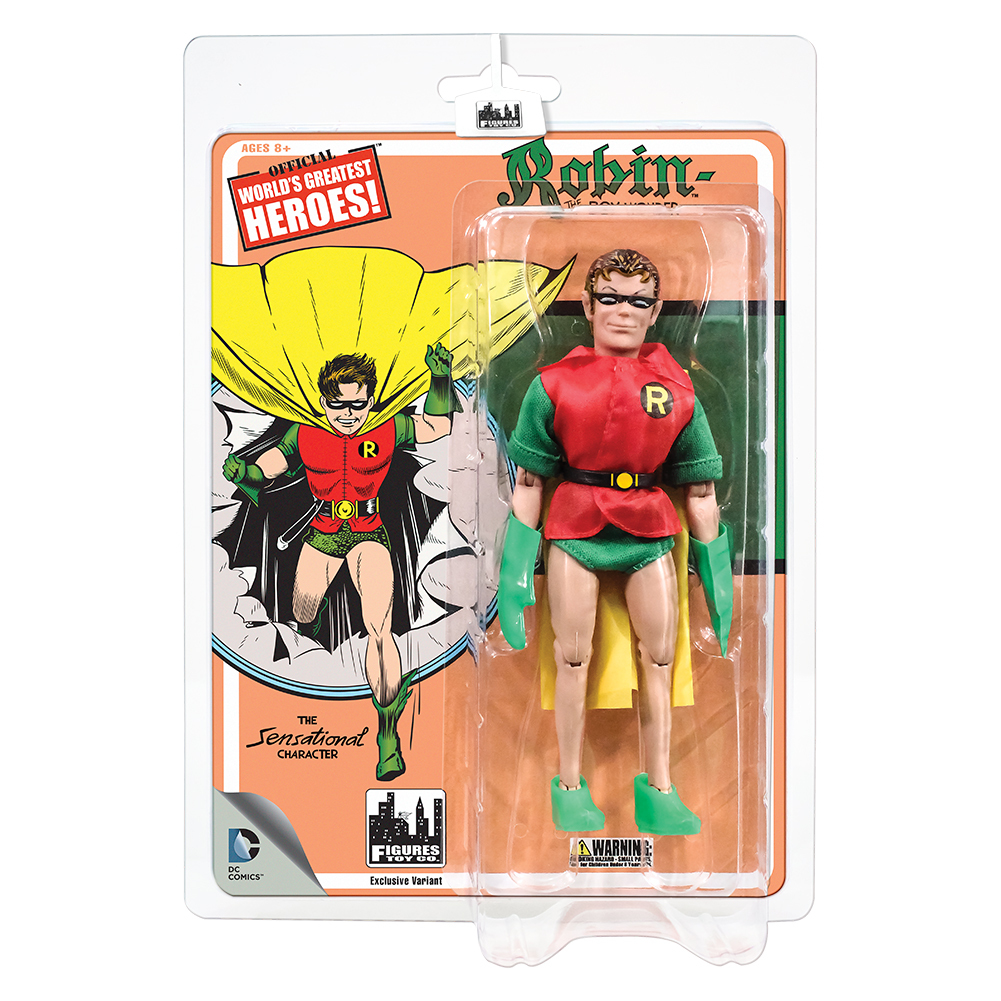DC Comics Retro Style 8 Inch Figures First Apperances Series: Robin yellow Cape