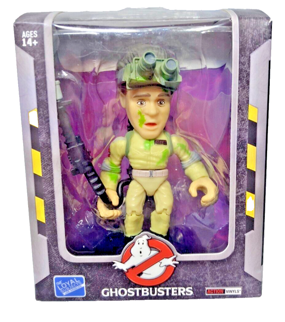 The Loyal Subjects Ghostbusters Slimed Ray Stantz Action Vinyl 3.25&Prime; Collectible