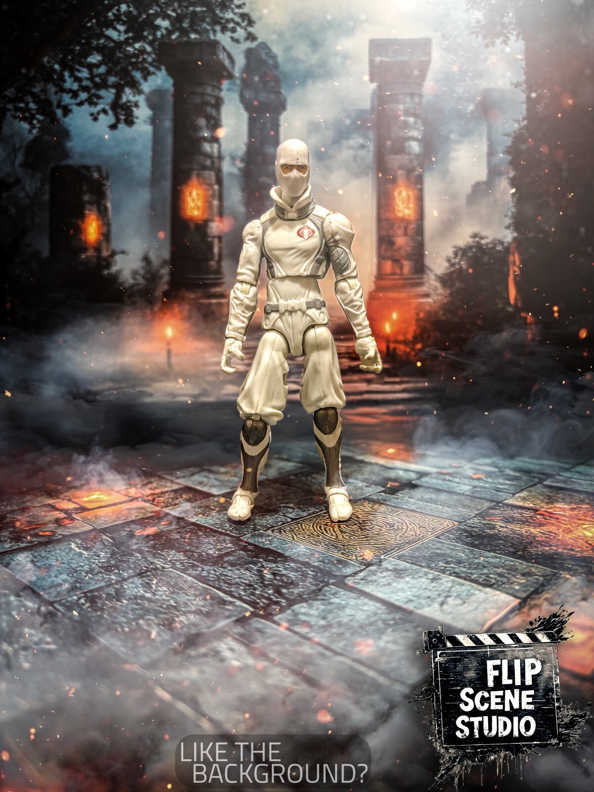 Flip Scene Studio Book 1 Essentials Pack – 1:18 Scale Action Figure Diorama Set
