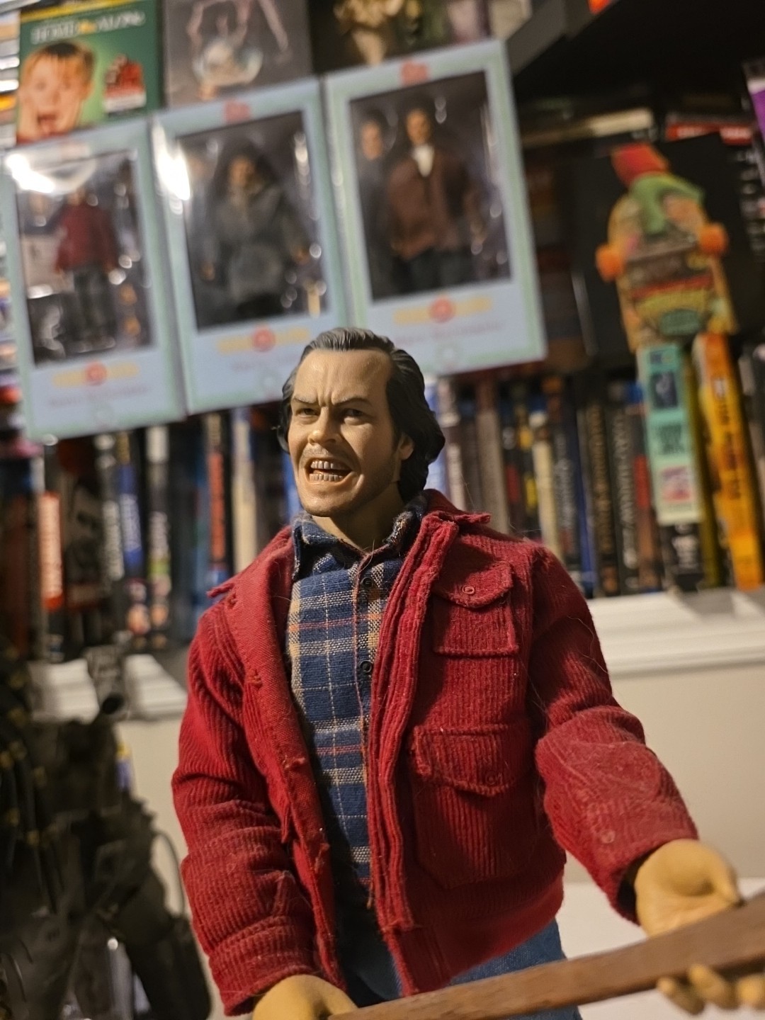 Custom 1/6 Scale Jack Torrence .the Shining. W/Custom Stand.real Metal Axe. Etc