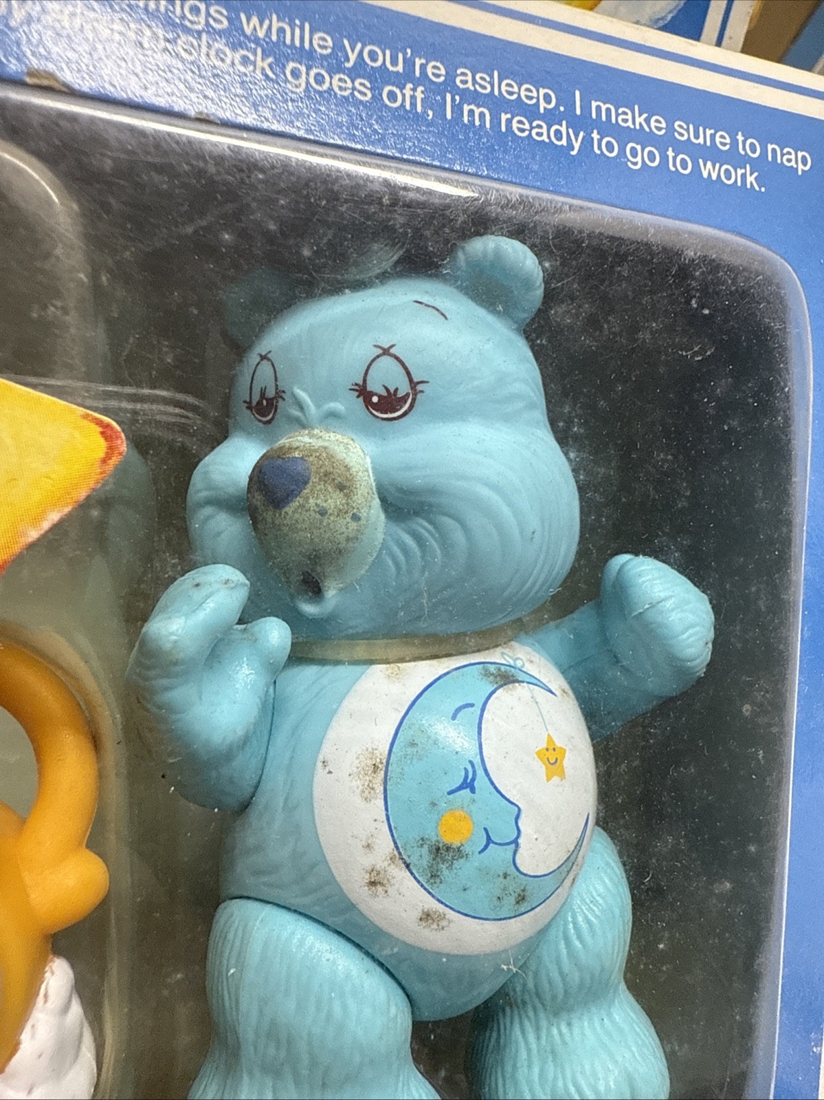 Cheer Bear Merry Megaphone Good Luck Bedtime Care Bears Cousins 1980 Kenner Lot