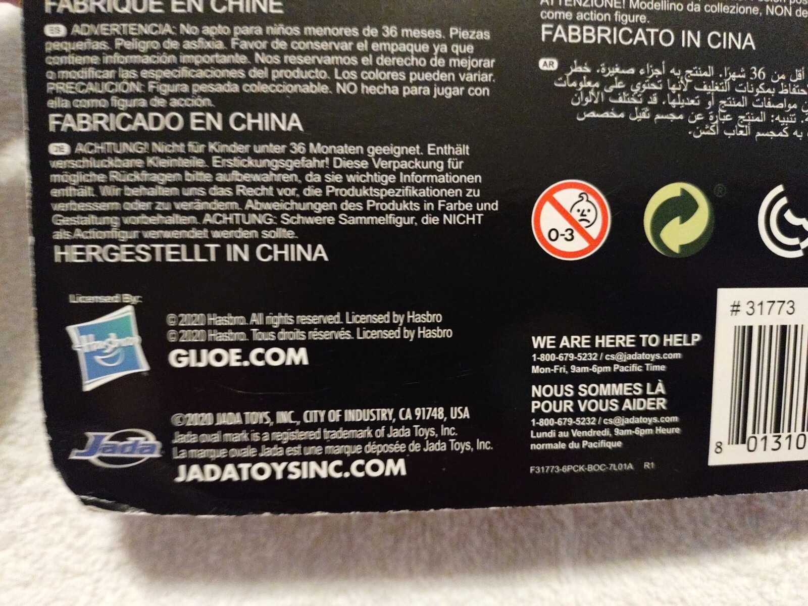 GI JOE Jafa Nano Metalfigs Cobra Commander Snake Eyes Storm Shadow NIB 2020