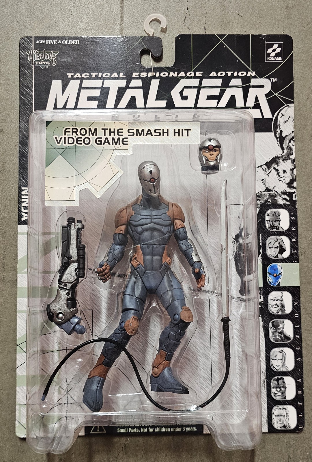 Metal Gear Solid Ninja Tactical Espionage Action Figure NEW SEALED