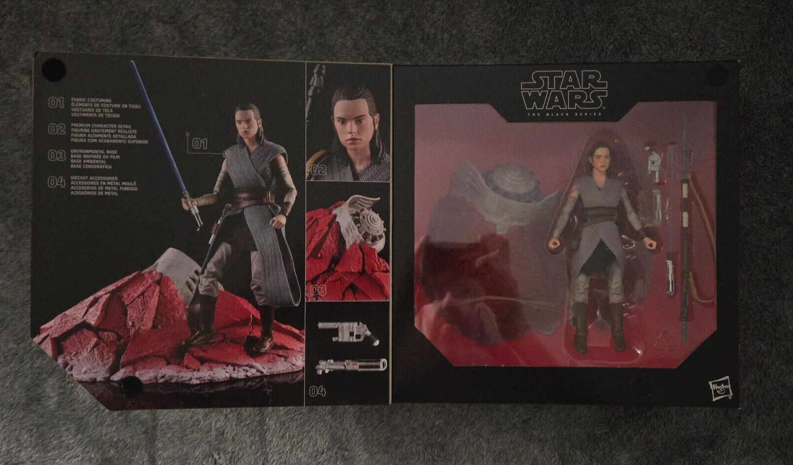Star Wars – Black Series – 6&Prime; REY JEDI TRAINING – Toys R Us EXCLUSIVE – NIB