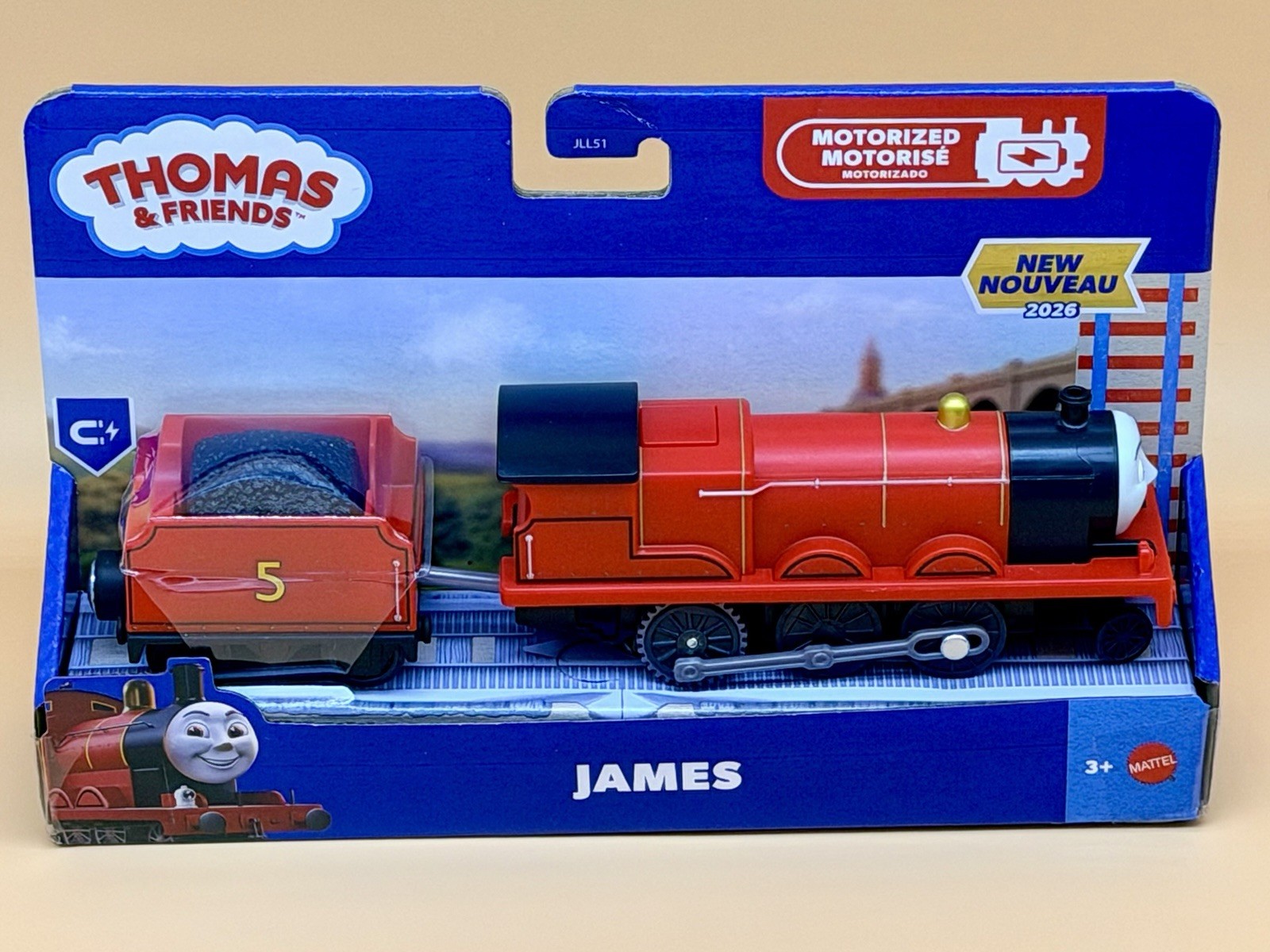 2026 Fisher-Price Thomas and Friends Motorized James Engine Train New