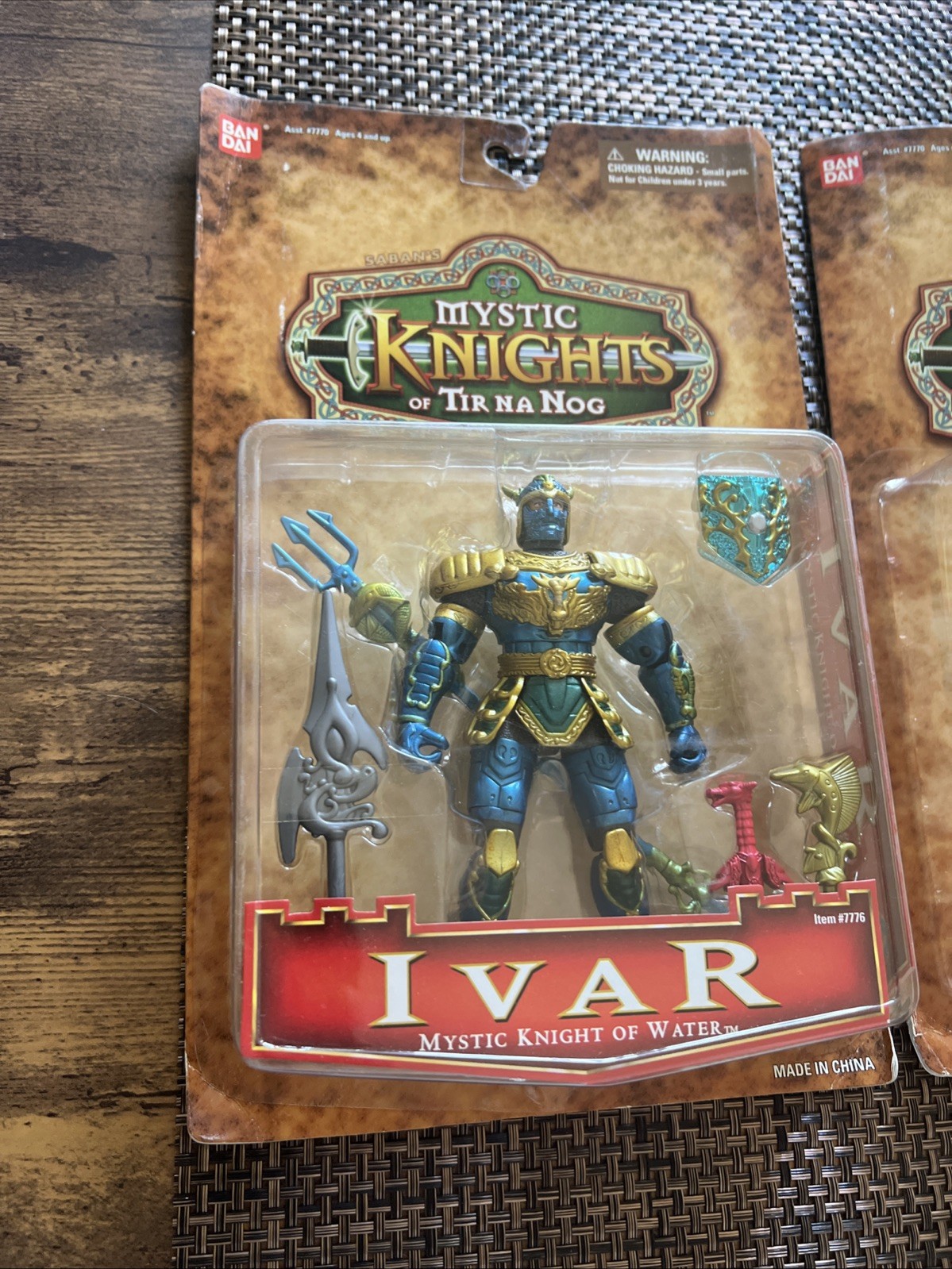 Bandai Mystic Knights of Tir Na Nog Ivar & Deirdre Action Figure Armor Set