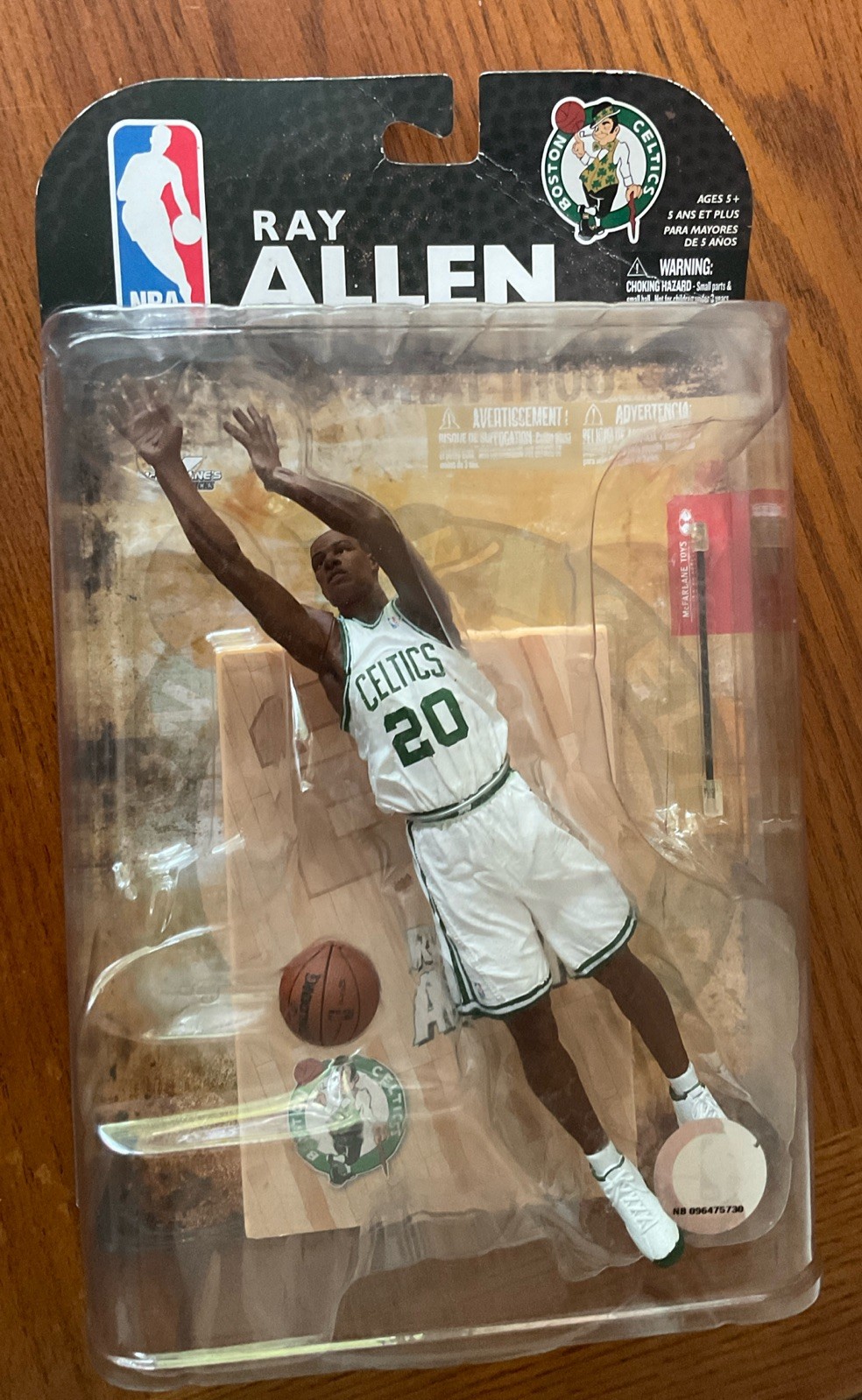 2008 Mcfarlane NBA Ray Allen Boston Celtics Championship Year Action Figure READ
