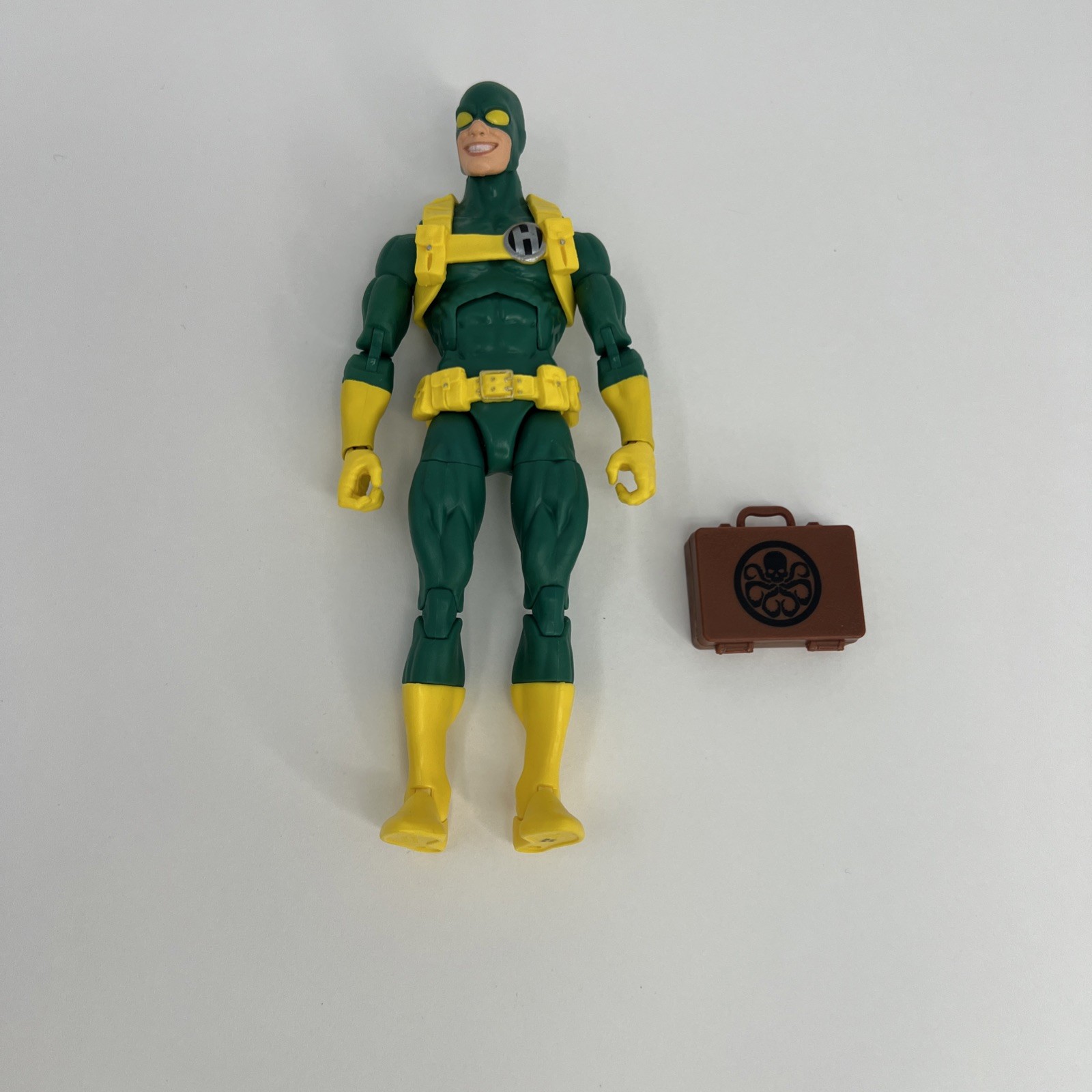 2023 Hasbro Marvel Legends Hydra Bob Action Figure SDCC Incomplete w/ Briefcase