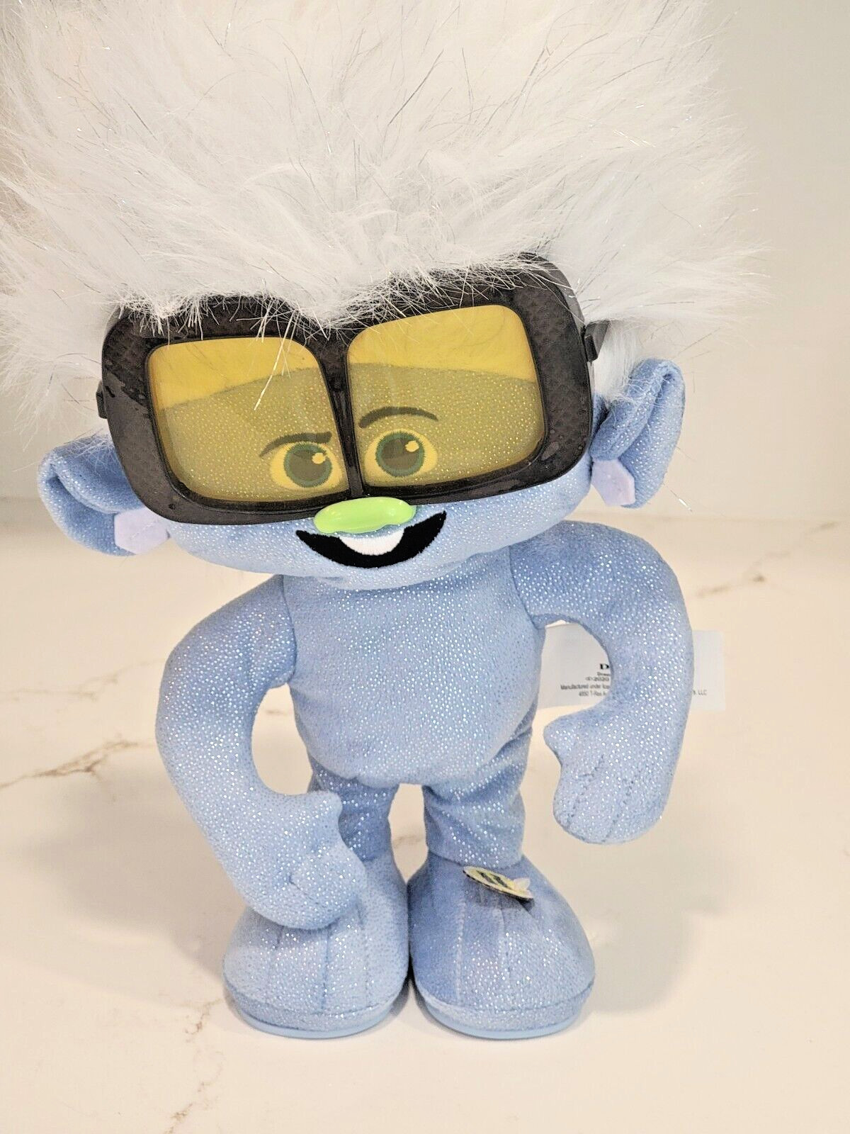 DreamWorks Troll World Tour 2020 Blue Glasses Light Up Preowned Very Clean