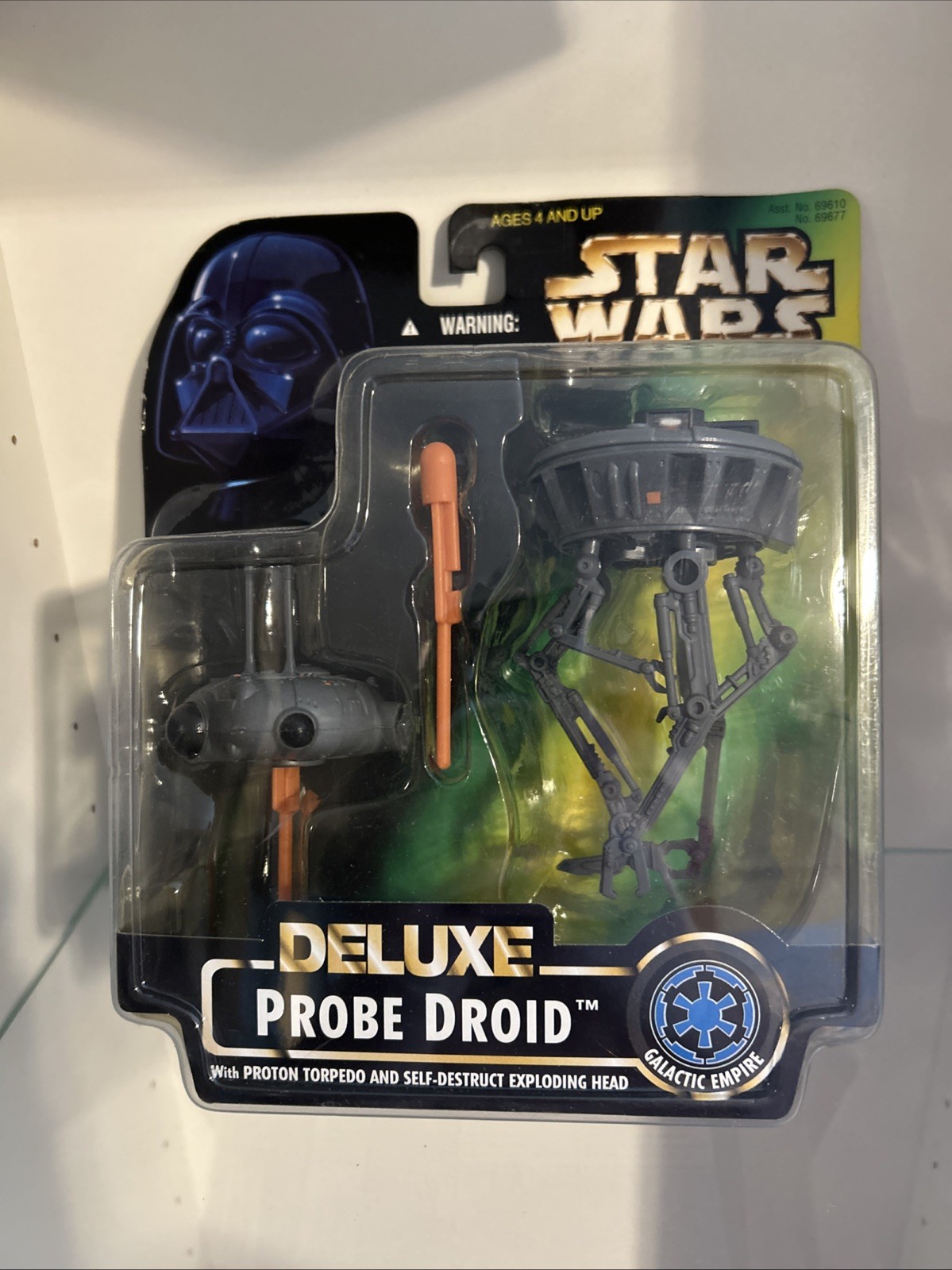 New! STAR WARS DELUXE PROBE DROID PROTON TORPEDO & SELF DESTRUCT EXPLOIDING HEAD