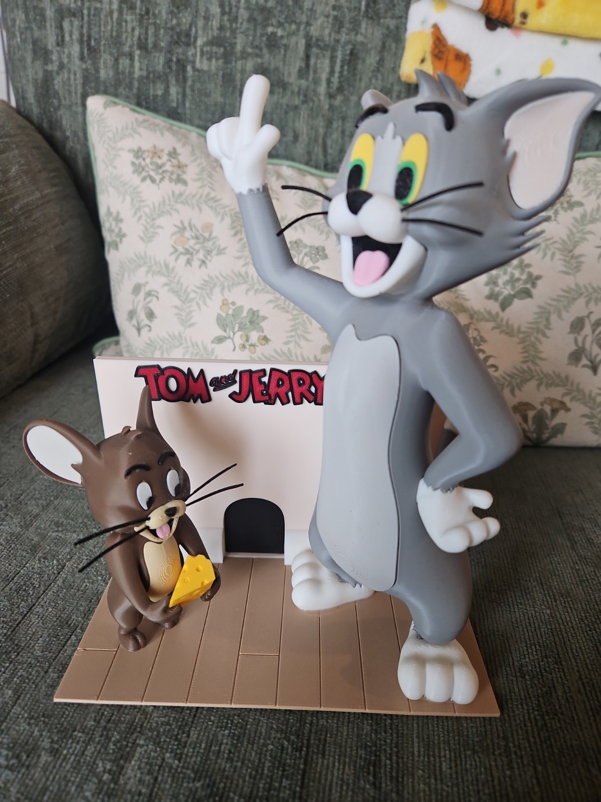 Tom and Jerry 8 Inches Tall Plastic