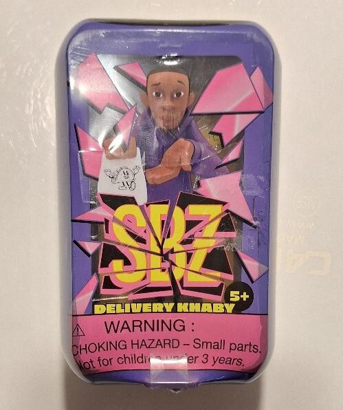 SBZ Screen Breakz « Delivery Khaby » Collectible Figurine Sealed New Free Shipping