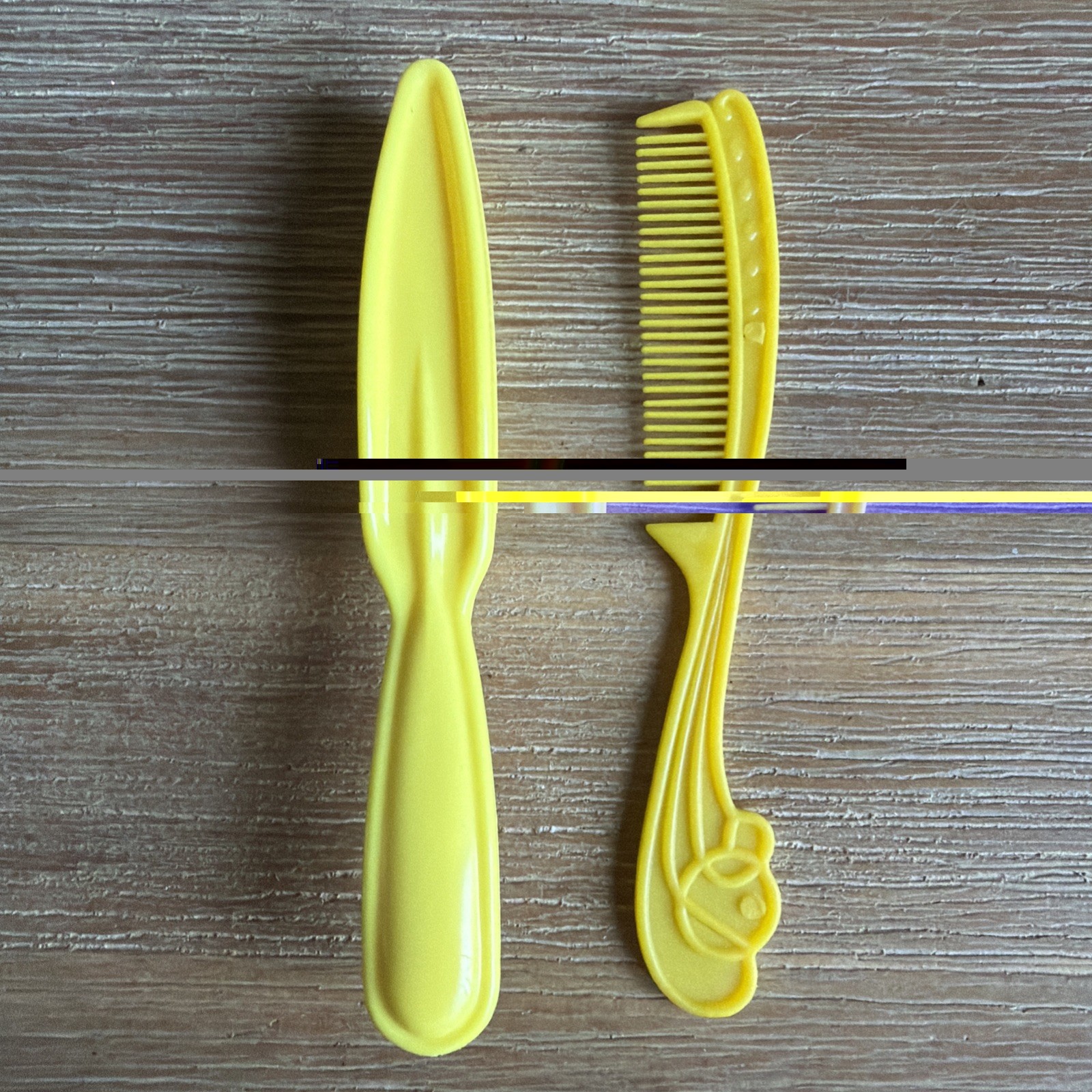 Vintage She-Ra Princess of Power Yellow Horse Brush & Comb