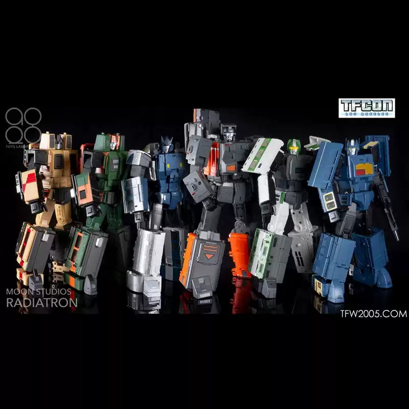 Moon Studio MS01+MS02+MS03+MS04+MS05+MS06 Radiatron Combiner Action Figure