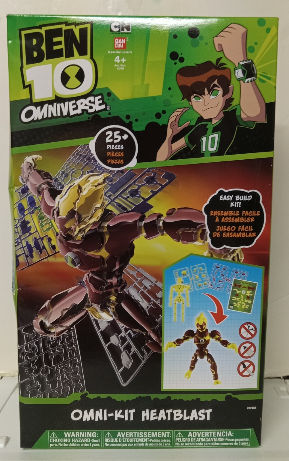 Ben 10 Omniverse Bandai Omni-Kit Heatblast. 2013. Unopened.