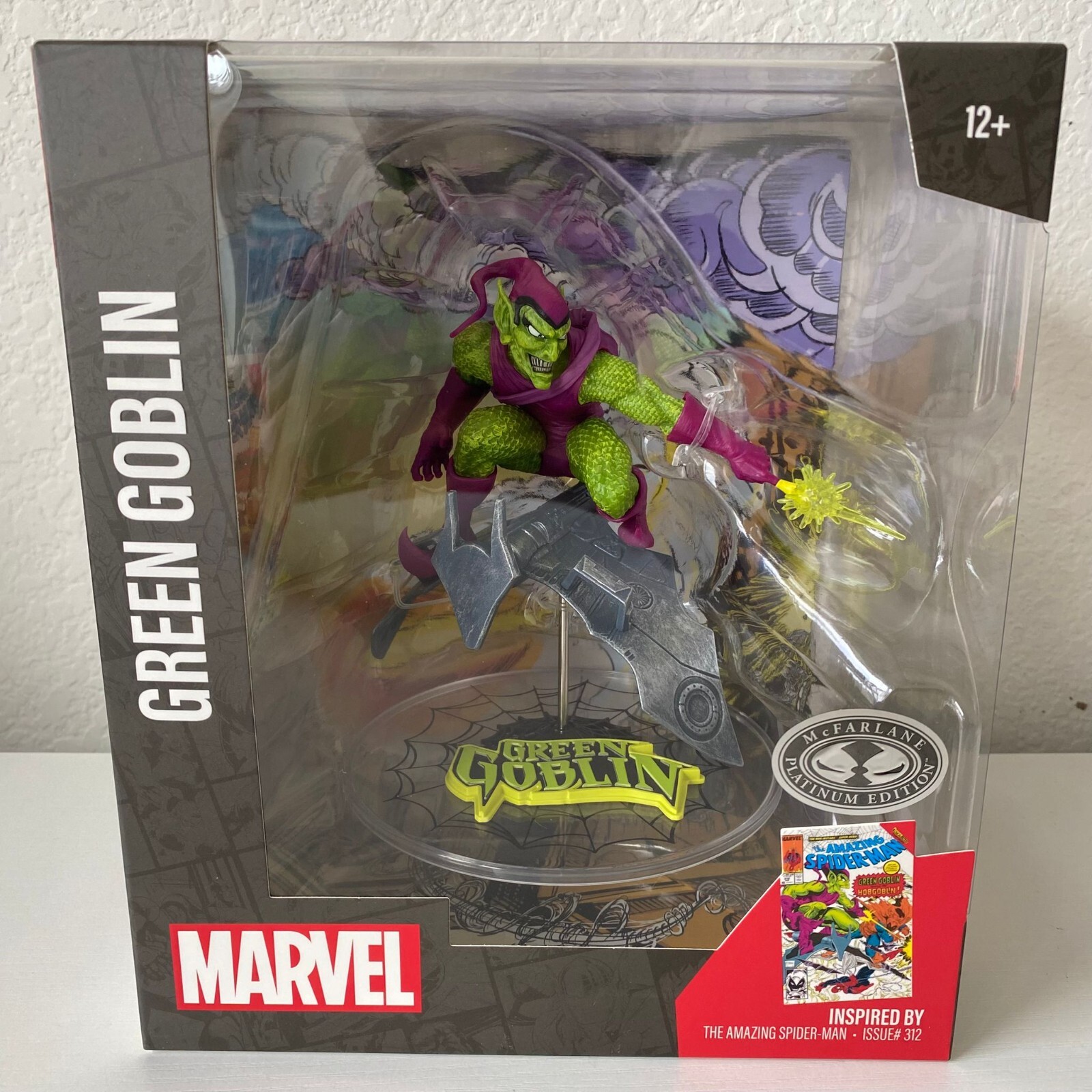 McFarlane Toys Marvel The Amazing Spider-Man Green Goblin #312 Platinum Edition