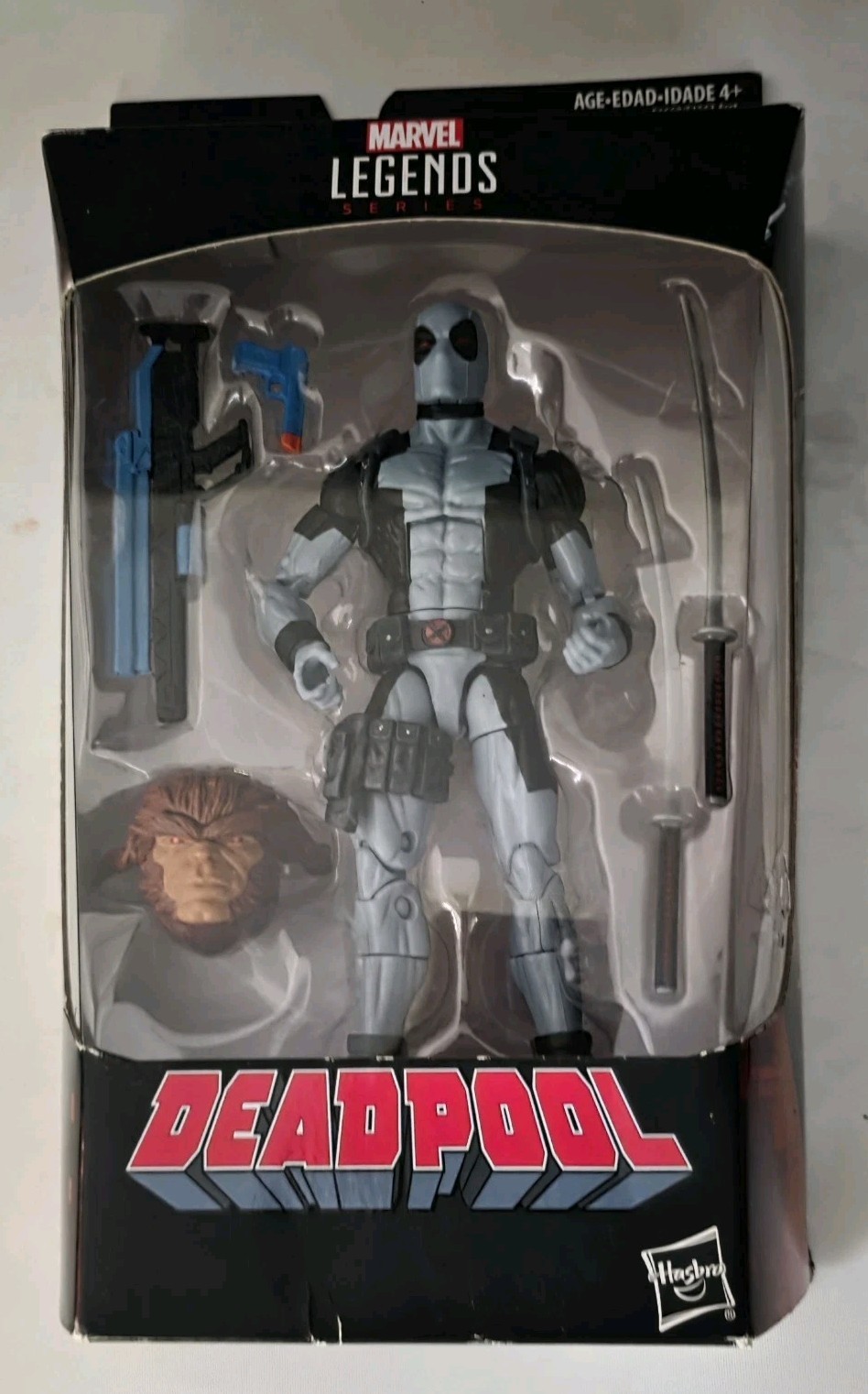 Marvel Legends DEADPOOL Gray X Force version NO Sasquatch BAF 2017 Hasbro