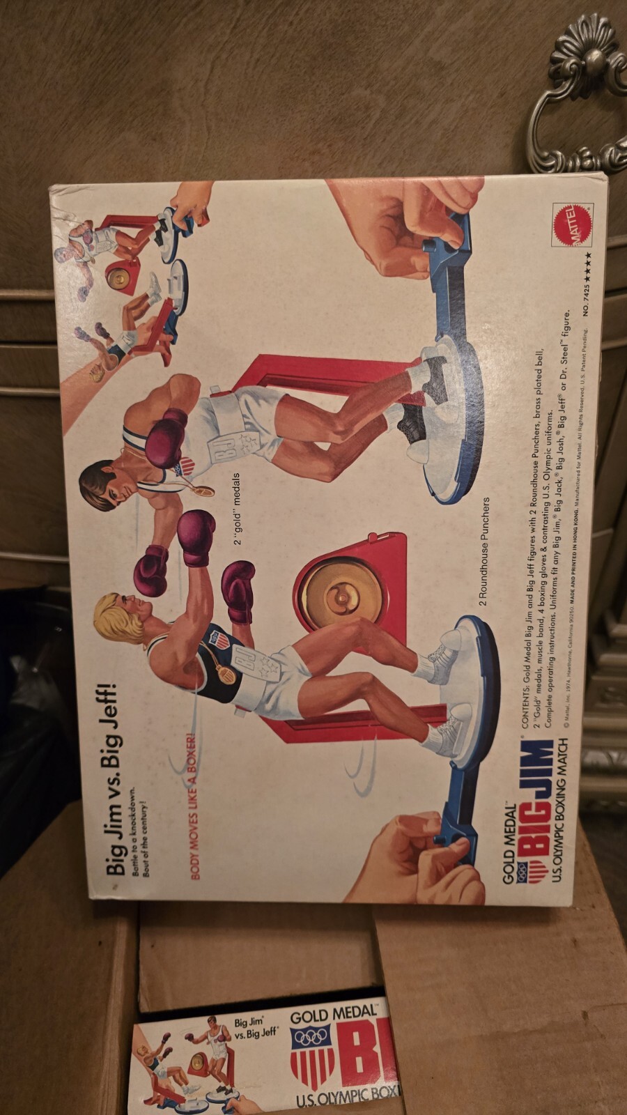 Vintage Mattel Big Jim And Jush US Gold Metal Olympics 2 PACK RARE FACTORY SEAL