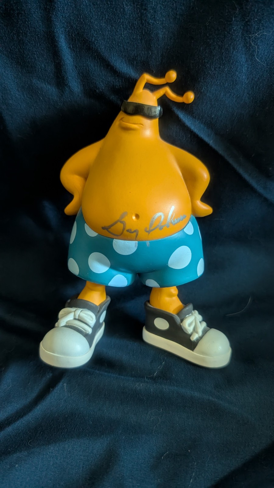 Auotographed Toejam and Earl Figures Kickstarter Exclusives