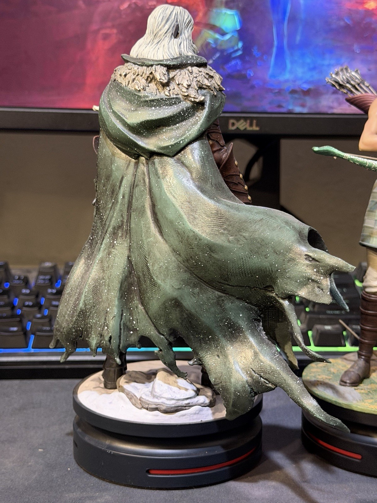 Dungeons and Dragons Drizzt Do&rsquo;Urden Catti Brie Statue 9&Prime; D&D Lot Dark Alliance